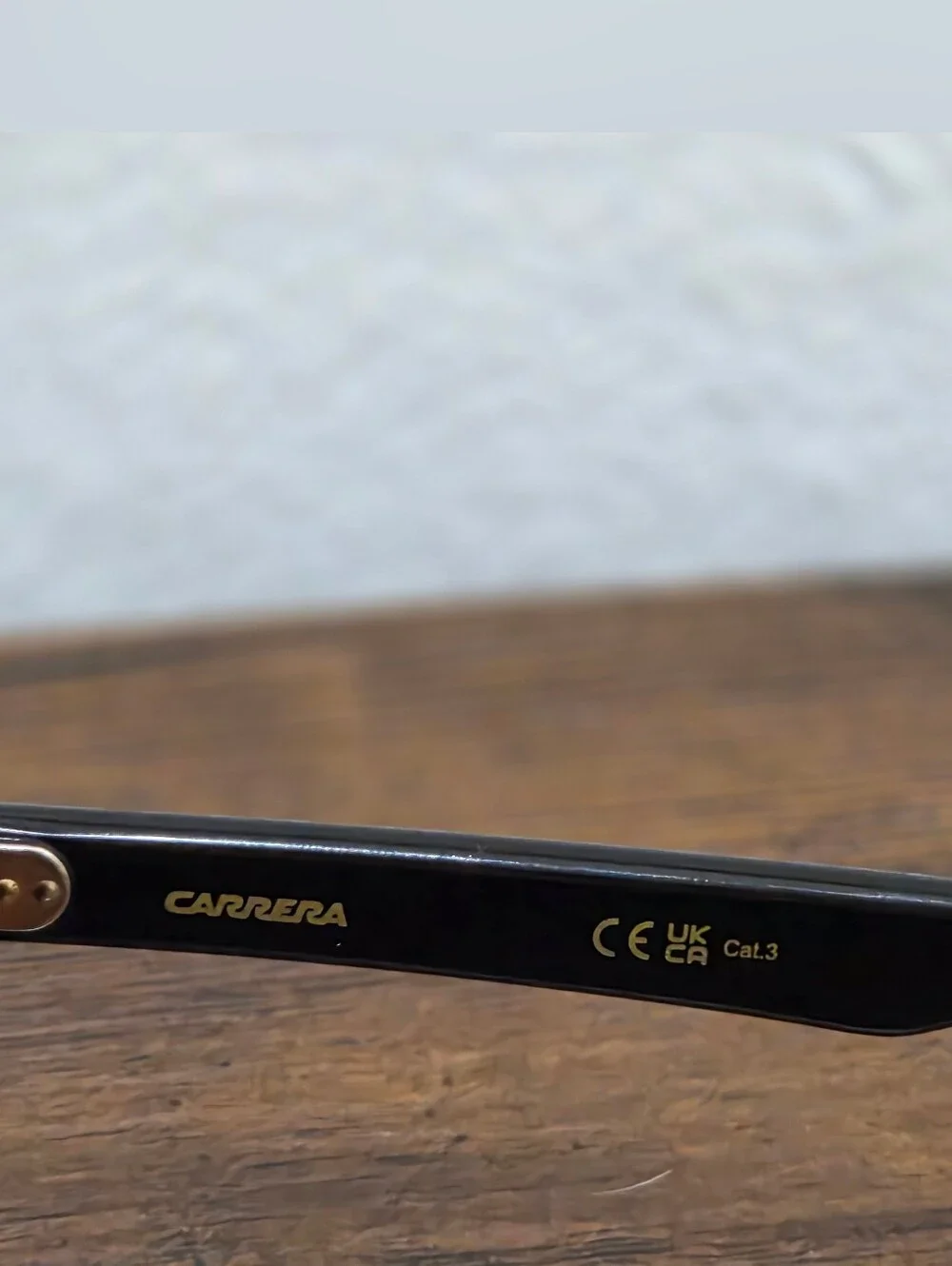 Carrera 317/S 807/HA Black/ Brown Squared Aviator Sunglasses